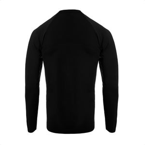 Remera Termica Manga Larga Mateu Sports Negra Unisex Deporte