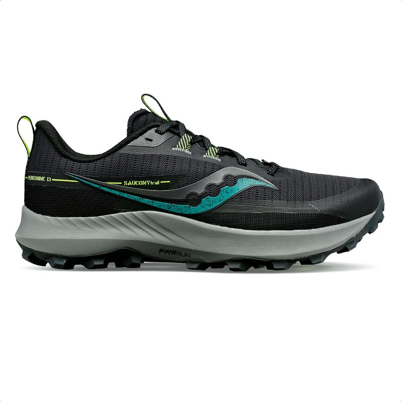 Saucony peregrine 3 hombre negro on sale