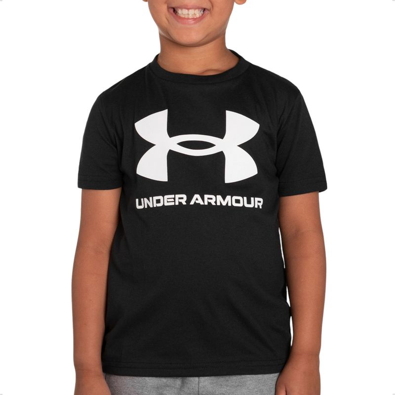 REMERA UNDER ARMOUR SPORTSTYLE LOGO SS