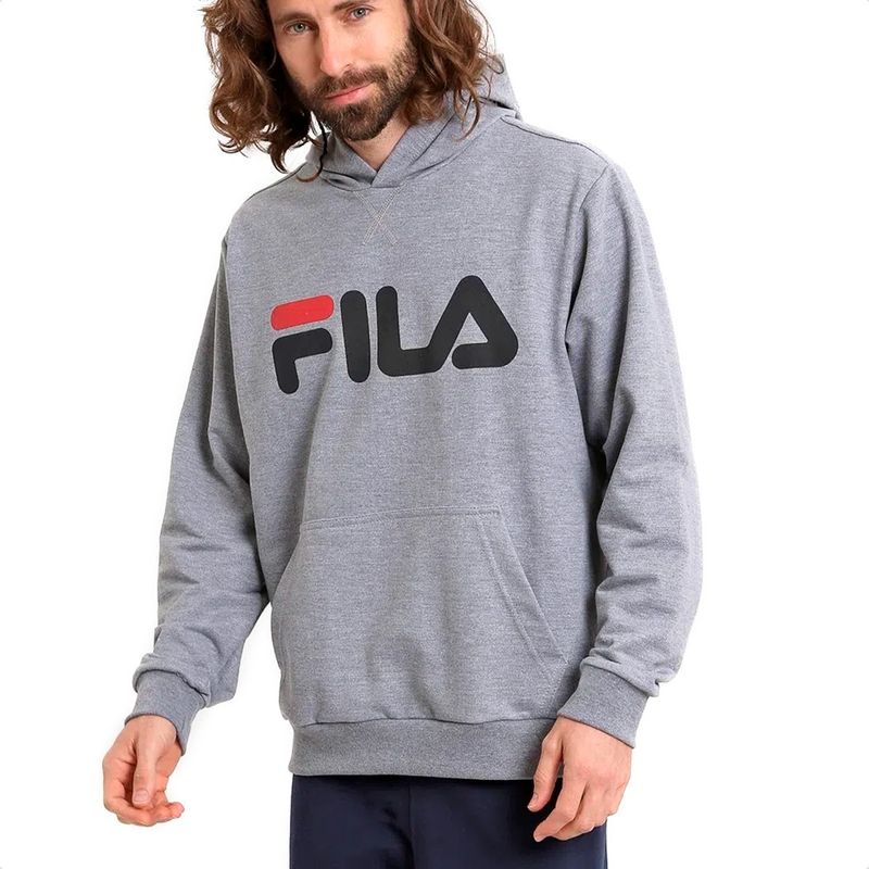 Buzo Fila Letter New 2 C Capucha Hombre Casual Urbano Mateu Sports