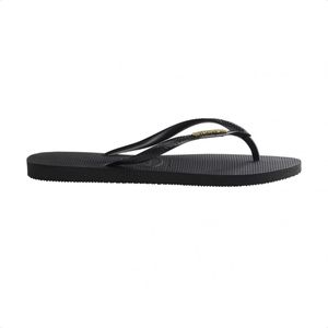 Ojotas Havaianas Slim Logo Metallic Mujer Moda
