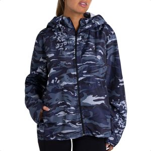 Campera Team Gear Rompeviento Megan C/ Capucha Wns Training