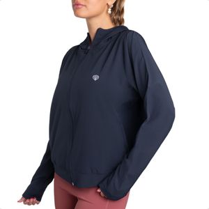 Campera Team Gear Suiza Plano C/ Capucha Wns Training Azul
