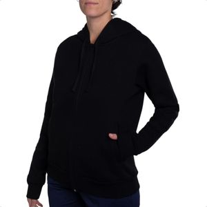 Campera Team Gear Frisada Con Capucha Wns Training Ngr