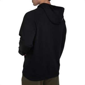 Buzo Canguro Under Armour Rival F Friza Capucha Training Ngr