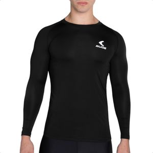 Remera Ruge Manga Larga Térmica Ham Deportiva Ngr