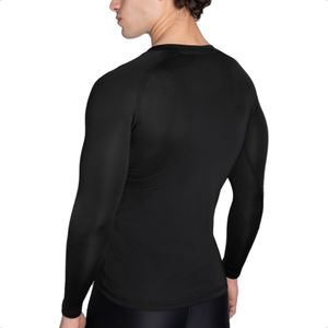 Remera Ruge Manga Larga Térmica Ham Deportiva Ngr