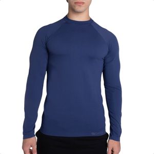 Remera Termica Manga Larga Mateu Sports Negra Unisex Deporte