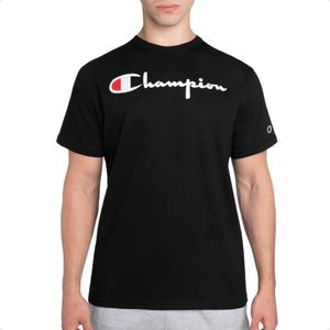 Remera Champion Logo Basic Casual Urbano Ngr