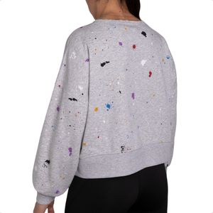 Buzo Crop Champion Estampado Wns Casual Urbano Grs
