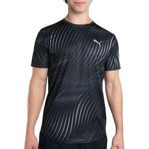Remera Puma Run Favorite Aop Ss Running Ngr