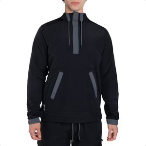 Buzo Canguro Rompeviento Saucony Rested Anorak Training Ngr