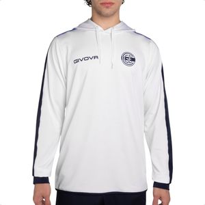 Buzo Givova Gimnasia Esgrima La Plata C/ Capucha Futbol Bla
