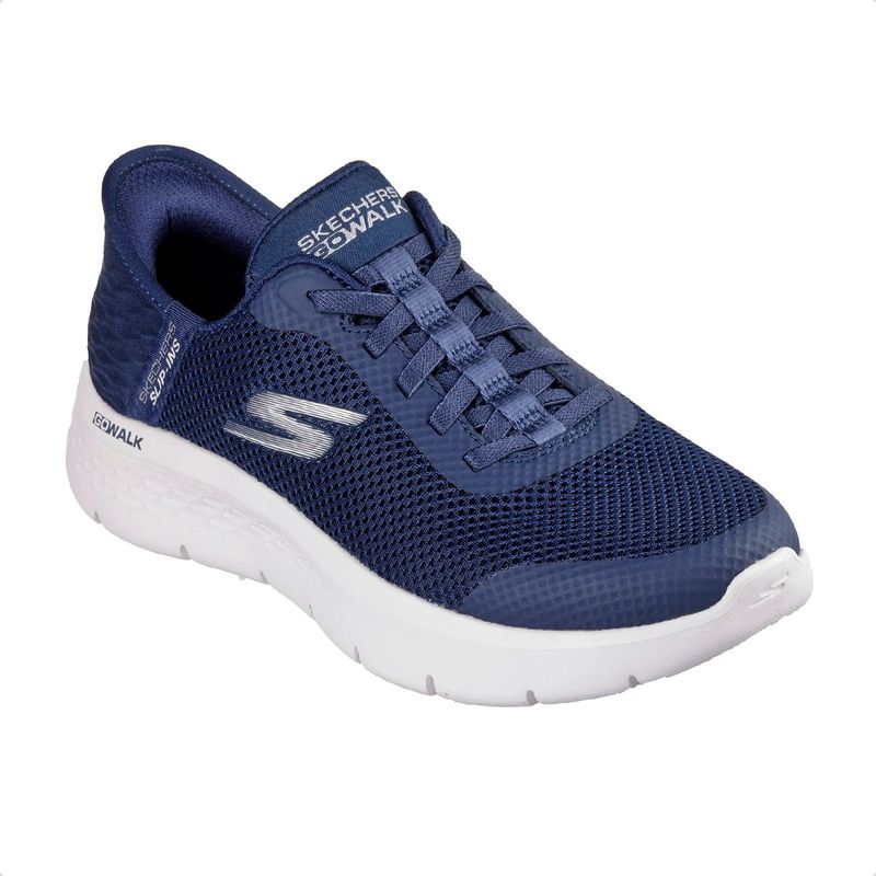 Skechers go flex walk outlander mujer plata