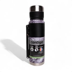 Termo Contigo Thermalock Specked C/ Manija 1200 Ml Ngr