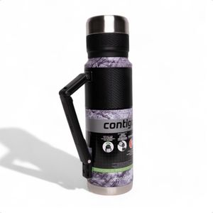 Termo Contigo Thermalock Specked C/ Manija 1200 Ml Ngr