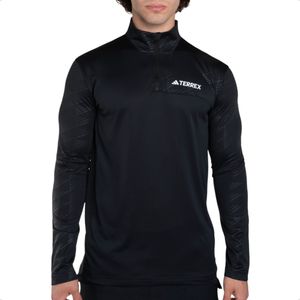 Remera Manga Larga adidas Terrex 1/2 Cierre Adventure Ngr