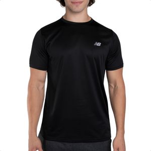 Remera New Balance Mt41222bk Sport Ess Training Ngr
