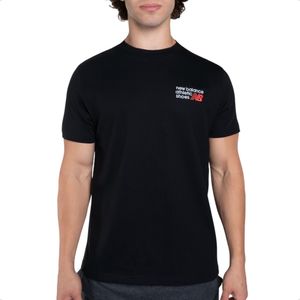 Remera New Balance Mta41908bk Athletics P Casual Urbano Ngr