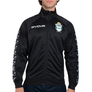 Campera Givova Gimnasia Esgrima La Plata Training Tricot Ngr