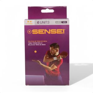 Pelotas Sensei 2 Stars Pack X 6 Unidades Ping Pong Bla
