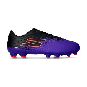 Botines Fútbol Skechers Razor Jr Niños Fg F11 Tapones Vio