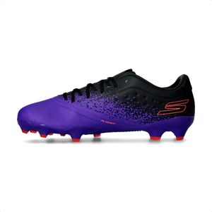 Botines Fútbol Skechers Razor Jr Niños Fg F11 Tapones Vio