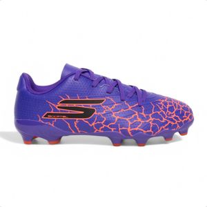 Botines Futbol Skechers Skx Jr Niño Fg F11 Tapones Vio