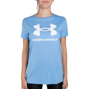 Remera Under Armour Sportstyle Gp Ssc Wns Training Cel