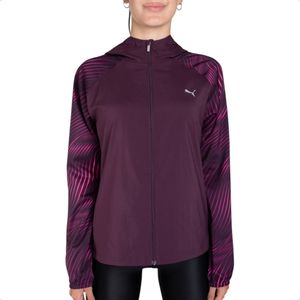Campera Puma Run Favorite Aop C/ Capucha Wns Running Vio