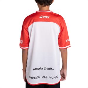 Camiseta Estudiantes De La Plata Ruge 2025 Jr Niño Suplente