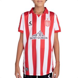 Camiseta Ruge Estudiantes De La Plata 2025 Jr Niños Edlp Titular