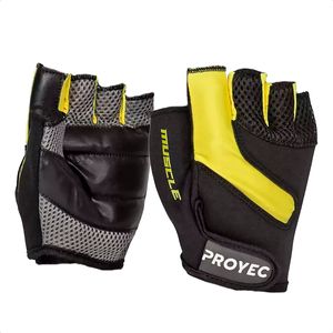 Guantes Gym Muscle Unisex Training Ngr
