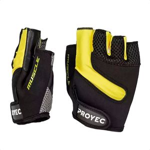 Guantes Gym Muscle Unisex Training Ngr