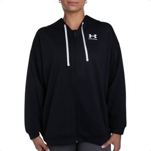 Campera Under Armour Rival Terry C/ Capucha Wns Training Ngr