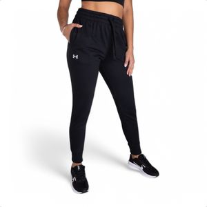 Pantalón Under Armour Rival Fleece Frisado Wns Training Ngr