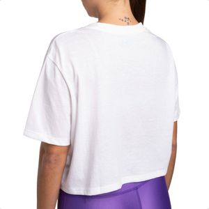 Remera Crop Under Armour Boxy Brnad Ss Arg Wns Bco