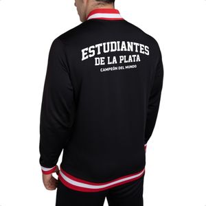 Campera Ruge Estudiantes La Plata 2025 Tiempo Libre Ngr