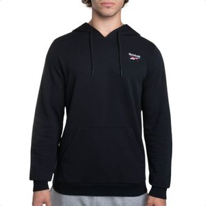 Buzo Canguro Reebok Identity Small Logo Ft Hoo Training Ngr