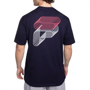 Remera Fila 3d Print Casual Urbano Azl