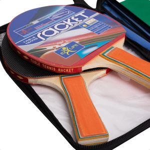 Set Lejopi 2 Paletas + Pelotas C/ Red Y Soporte Ping Pong