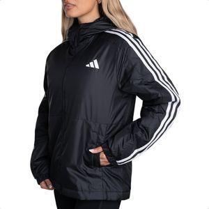 Campera Adidas 3s Essentials C/ Capucha Wns Urbano Ngr