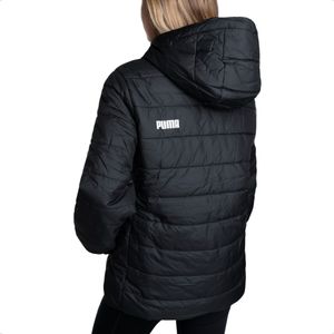 Campera Puma Ess Hooded Padded C/ Capucha Wns Urbano Ngr