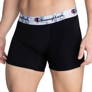 Bóxer Champion Corto Pack X 2 Casual Urbano Ngr