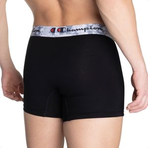 Bóxer Champion Corto Pack X 2 Casual Urbano Ngr