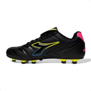 Botines Fútbol Diadora Field Unisex Fg F11 Tapones Ngr
