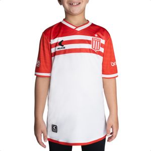 Camiseta Ruge Estudiantes De La Plata Suplente 2025 Jr S/ Spon