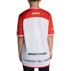 Camiseta Ruge Estudiantes De La Plata Suplente 2025 Jr S/ Spon