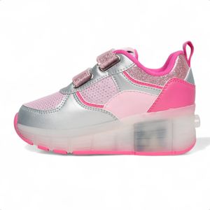 Zapatillas Footy Stitch Roll C/ Rueda Y Luz Kids Casual