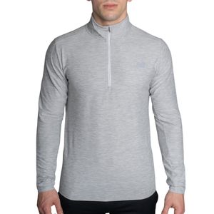 Buzo Medio Cierre New Balance Mt41915 Ag Space Training